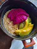 Bubur oat dan buah
