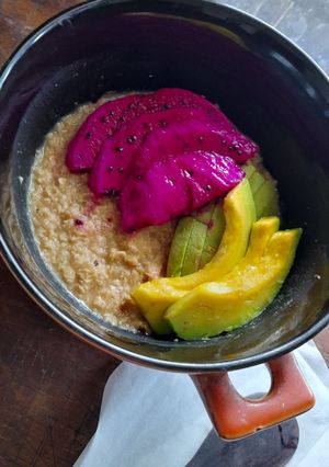 Foto resep Bubur oat dan buah