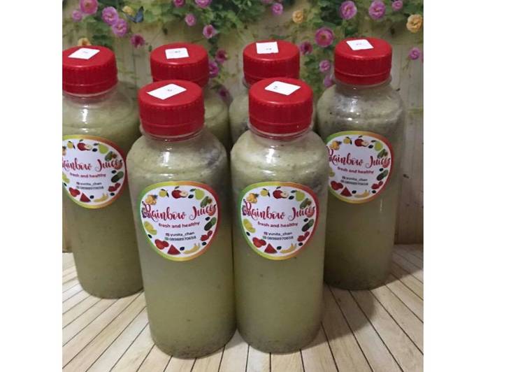 Resep Diet Juice Guava Kiwi Peas Chiaseed Anti Gagal