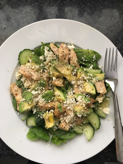 A picture of Healthy Chicken and Spinach Salad.