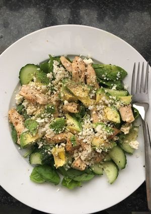 A picture of Healthy Chicken and Spinach Salad.