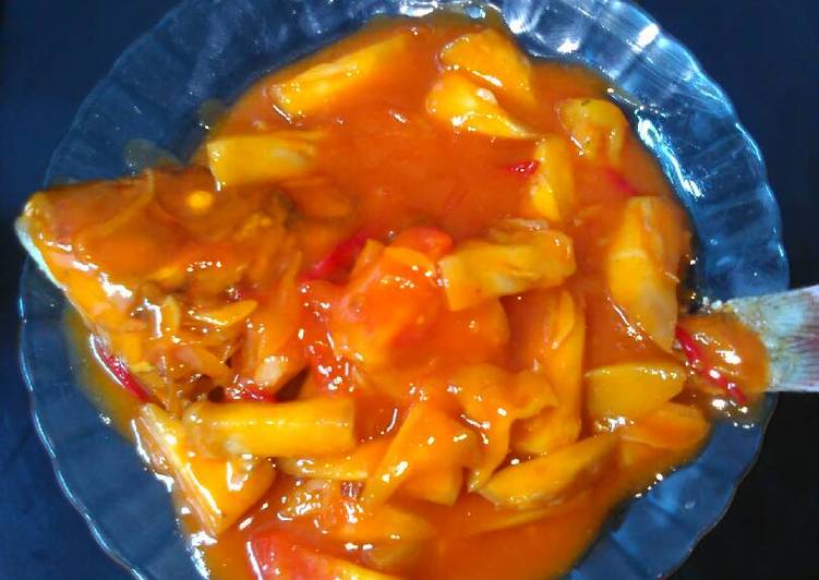 Bumbu memasak Ikan kakap saos with nanas, Menggugah Selera