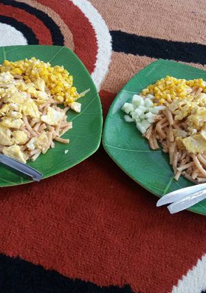 Foto resep Long Spageti with sause udang