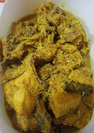 Foto resep Ayam ungkep bumbu racik