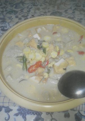 Foto resep Sayur lodeh jagung muda tahu dan gembus