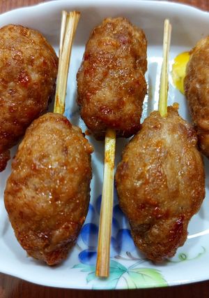Hình của món Thịt heo bọc sả.