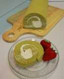 Bánh cuộn matcha kem mascarpone