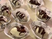 A picture of almond and dates chocolate