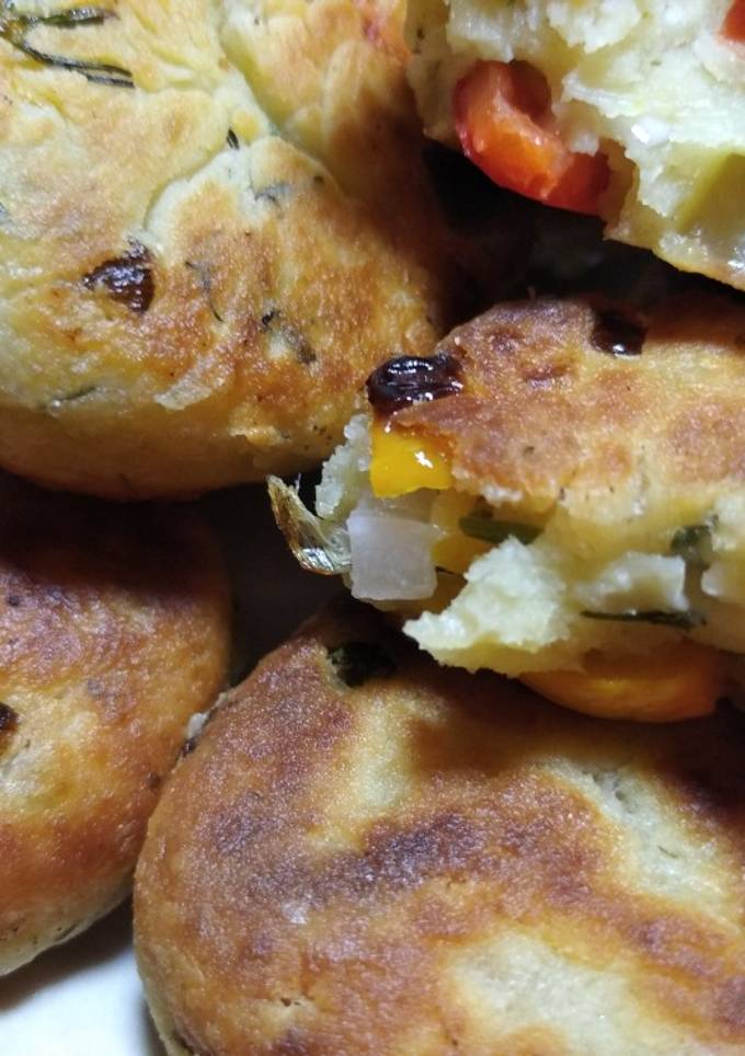 Різнокольорові сирники