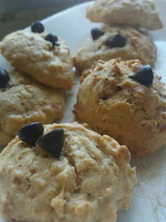 Una foto de Biscuits y galletas de avena con chocolate