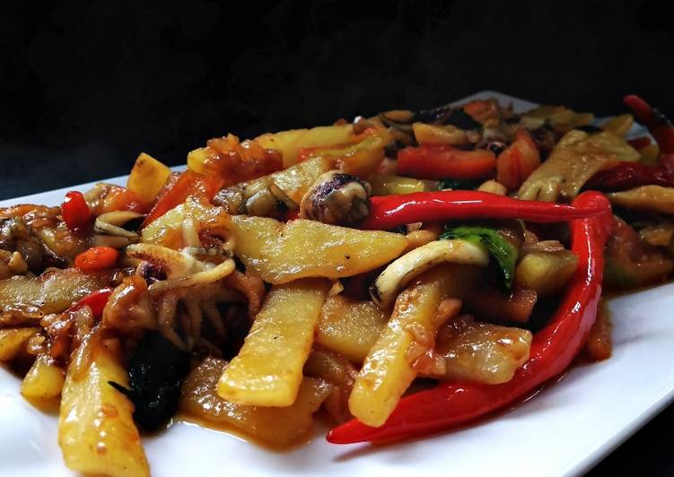 Tumis Cumi Jahe - Eksperimen SUKSES