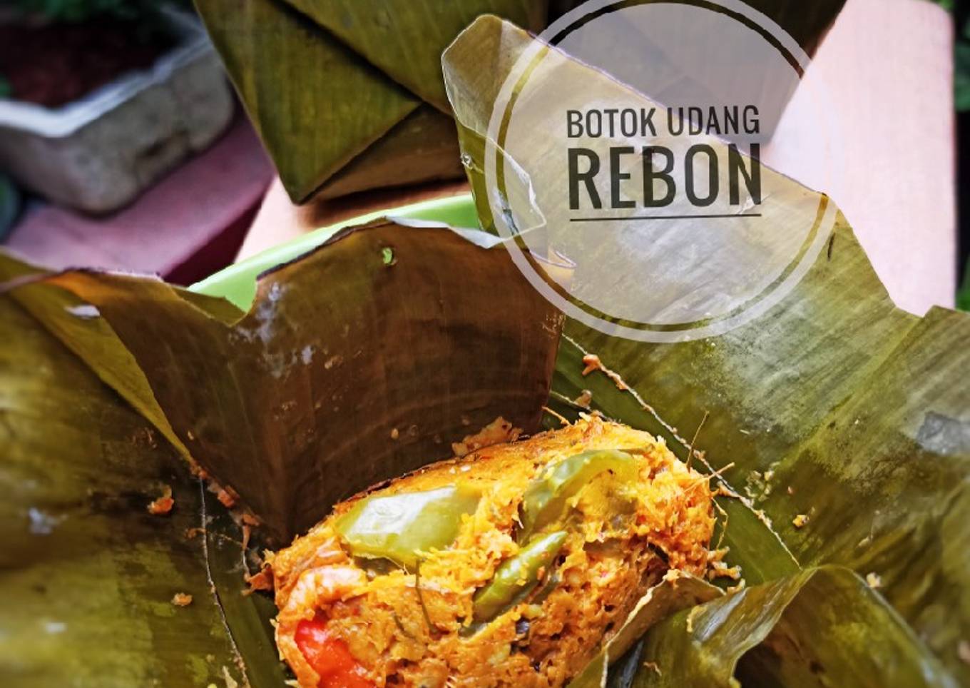 Botok Udang Rebon Bumbu a la Padang