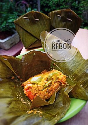 Foto resep Botok Udang Rebon Bumbu a la Padang
