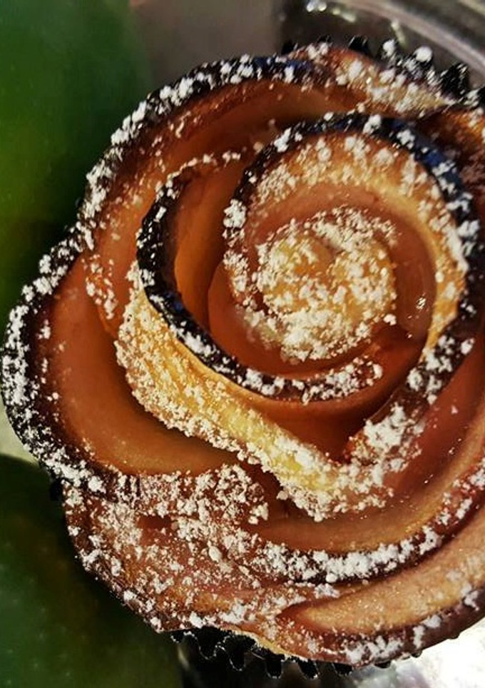 Una foto de Flor de Hojaldre con Manzana