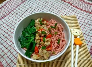 Foto resep Mi Bit Kuah Ayam (Noodle Maker)