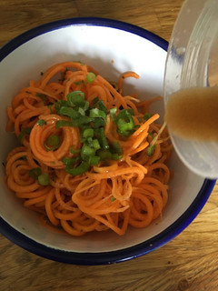 A picture of Carrot Ginger salad.