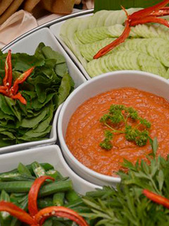 A picture of Sambal belacan.
