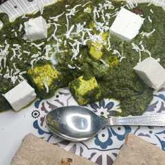 Spinach (palak paneer) 💚☘️😋 রেসিপির প্রধান ছবি