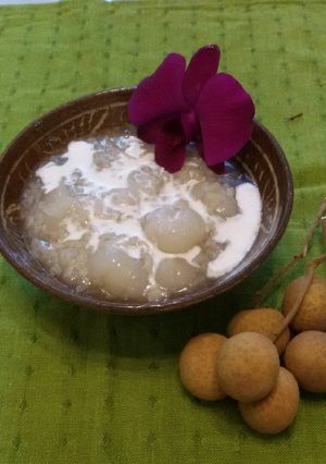 รูปของ ข้าวเหนียวเปียกลำไย