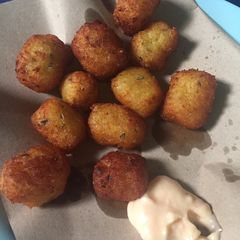 A picture of Homemade Tater tots.