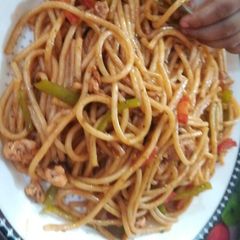 Chicken chowmen A picture of Chicken chowmen.