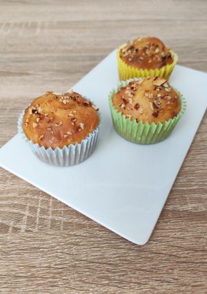Almás mandulás muffin recept fotója