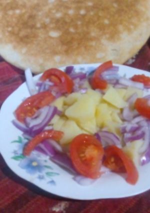صورة لوصفة سلطة بطاطا