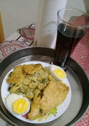صورة لوصفة أرز بالسلق