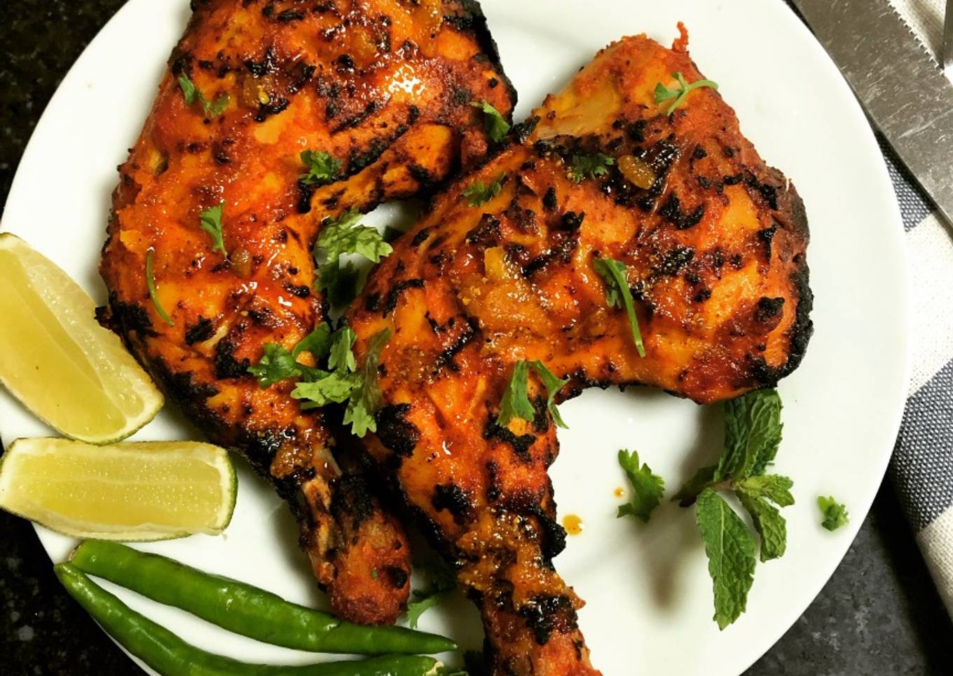 Grilled Achari Chicken
