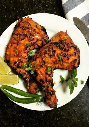 A picture of Grilled Achari Chicken.