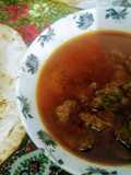 Beef qurma with naan