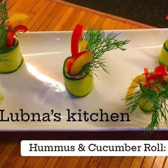 A picture of Hummus & Cucumber Roll:.
