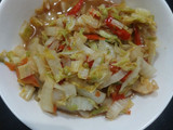 Tumis sawi putih