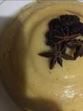 Flan de arroz con pasas