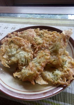 Foto resep Peyek teri basah.