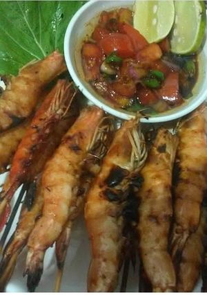 Foto resep Udang bakar madu