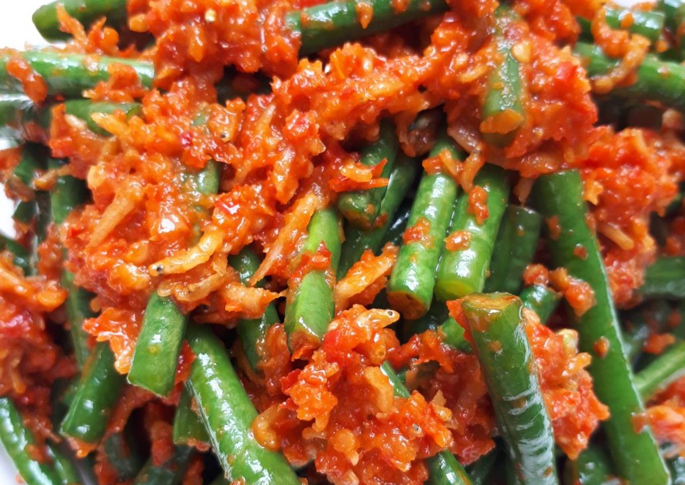Balado Teri Kacang Panjang