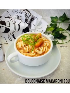 Foto resep 248. Bolognaise Macaroni Soup #RecookResepChefDesi