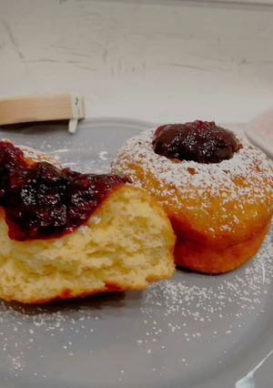 Glutén, tej és tojásmentes fánk recept fotója