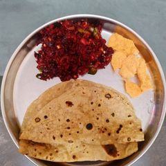 Beetroot ki sabzi A picture of Beetroot ki sabzi.