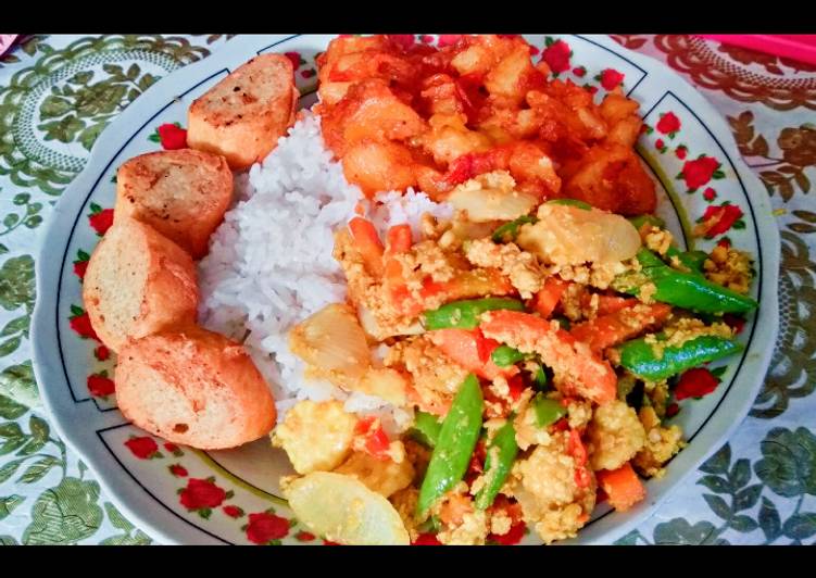 Orak arik buncis wortel jagung muda/putren