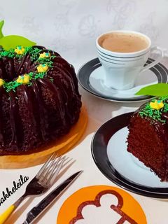 عکسی از دستور کیک کدو شکلاتی