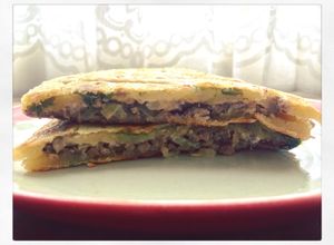 Foto resep Gözleme with spinach and feta