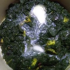 Palak paneer A picture of Palak paneer.