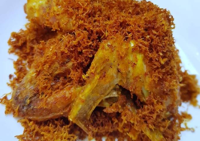 Ayam goreng serundeng minimalis