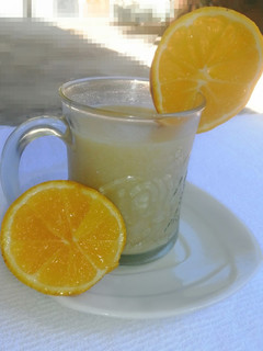 Una foto de Atole de naranja