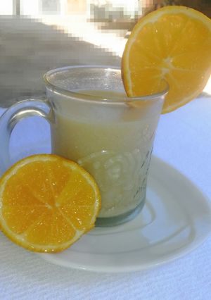 Una foto de Atole de naranja