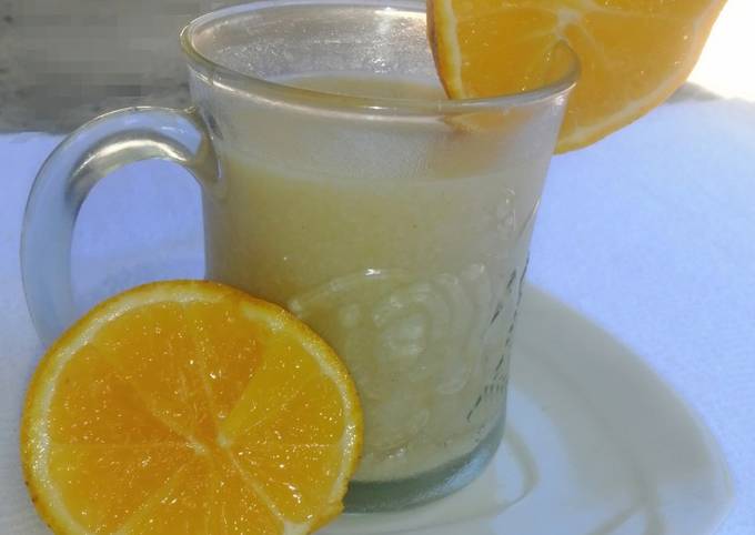 Atole de naranja Receta de Felipe Mendoza- Cookpad