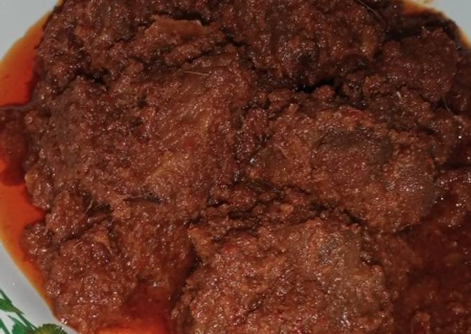 Rendang daging resep mintuo