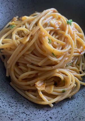 Foto resep Spaghetti Chili Crisp